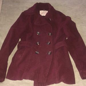 Women’s Maroon Jacket - Size Small